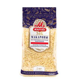 Рожок Скобочки макаронные изделия Мартин гр.А, в/с 2кг*7